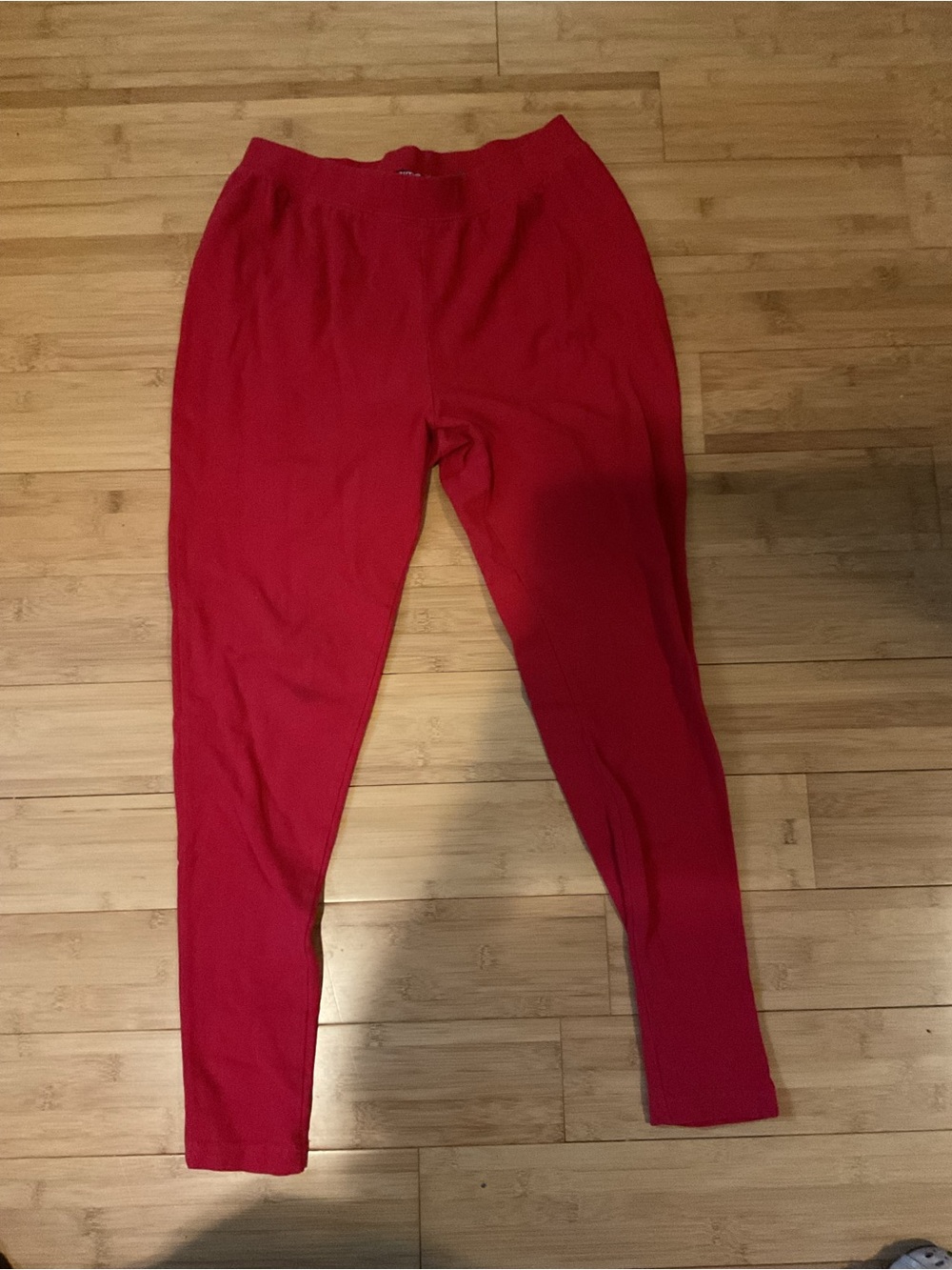 Women's Red Stretch pants - Slim Fit